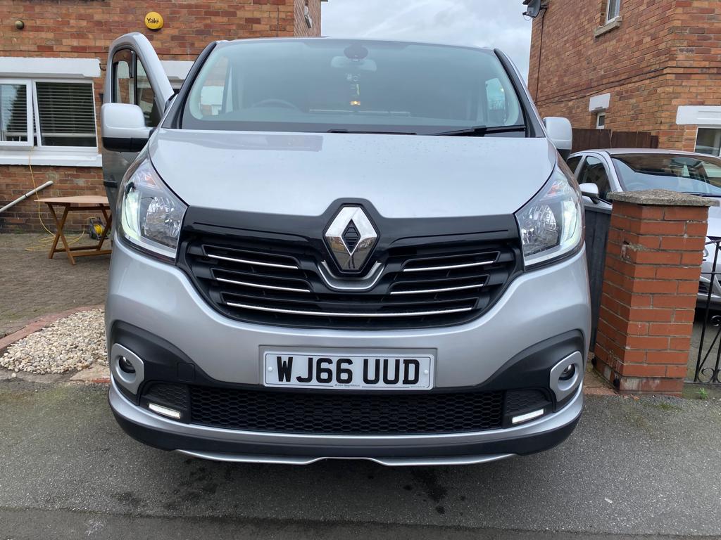 Mercedes Sprinter 2018+ LOWER FRONT ABS GLOSS BLACK SPLITTER BUMPER LIP Add On