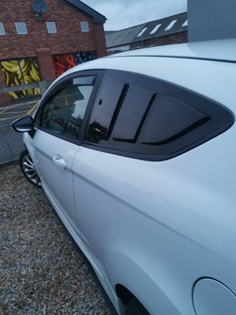 Ford Fiesta Mk7 ST Zetec S Van Rear Window Vents ES DESIGN