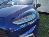 Ford Fiesta mk8 2017 - 2021 ST /  S Line Headlight Eyebrows STYLE 2 ES DESIGN