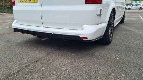 VW T6 Barndoor Transporter Rear Bumper Diffuser ES DESIGN ...