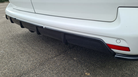 VW T6.1 Barndoor Transporter Rear Bumper Diffuser ES DESIGN ...