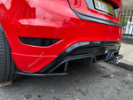 Ford Fiesta Mk7.5 ST Zetec S Rear Aero Splitter / Spats  ES DESIGN