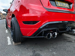 Ford Fiesta Mk7.5 ST Zetec S Rear Aero Splitter / Spats  ES DESIGN