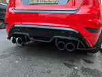 Ford Fiesta Mk7.5 ST Zetec S Rear Aero Splitter / Spats  ES DESIGN