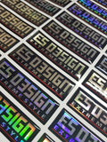 Domed Gel Sticker Badge