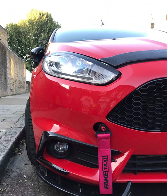 FORD FIESTA MK7.5 ST180 FRONT BUMPER WITH GRILLS AND FOG LIGHTS IN BLACK –  Afordable Bits
