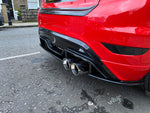 Ford Fiesta Mk7.5 ST Zetec S Rear Aero Splitter / Spats Single Exit ES DESIGN