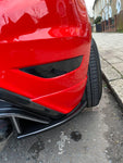 Ford Fiesta Mk7.5 ST Zetec S Rear Aero Splitter / Spats Single Exit ES DESIGN