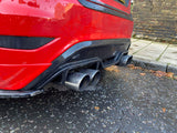 Ford Fiesta Mk7.5 ST Zetec S Rear Diffuser DUAL CUTOUT ES DESIGN