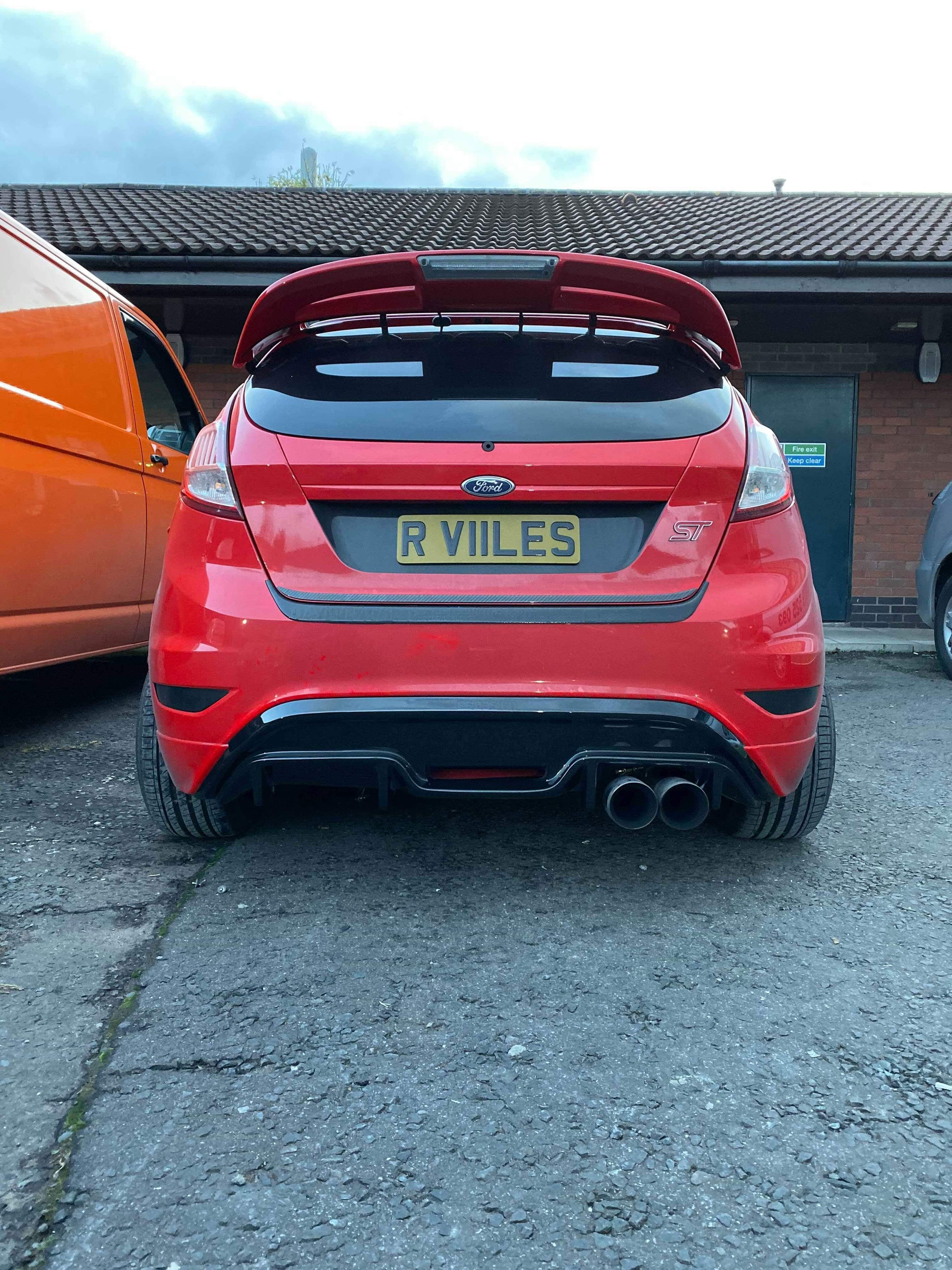 Ford Fiesta Mk7.5 ST Zetec S Rear Diffuser ES DESIGN – extremestyledesign
