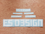 ES DESIGN Vinyl Sticker Pack